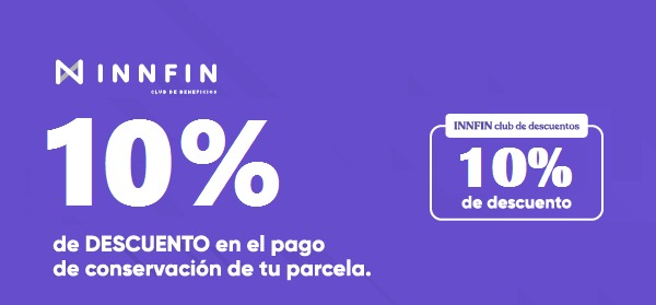 OBTENE HASTA UN 10% DE DESCUENTO CON EL SIGUIENTE CODIGO: BENEFICIOINNFIN